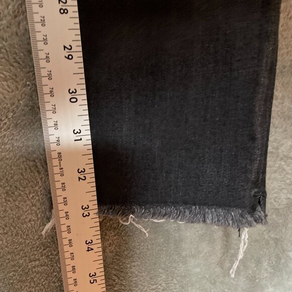 Express Women Denim Perfect Curves High Rise Legging Black Jeans 12 Long NWT - Picture 9 of 12